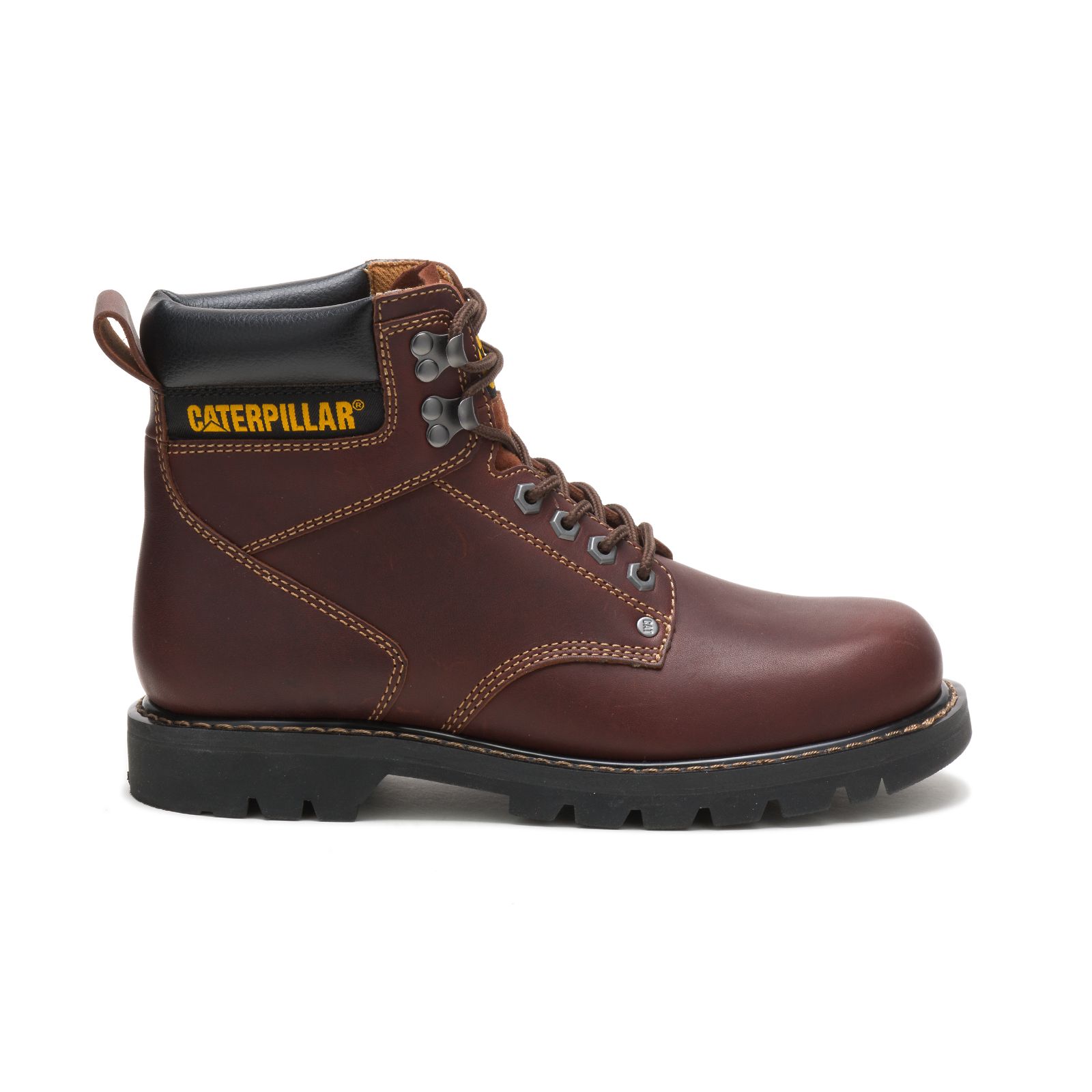Caterpillar Second Shift - Mens Work Boots - Brown - NZ (730HFRMEI)